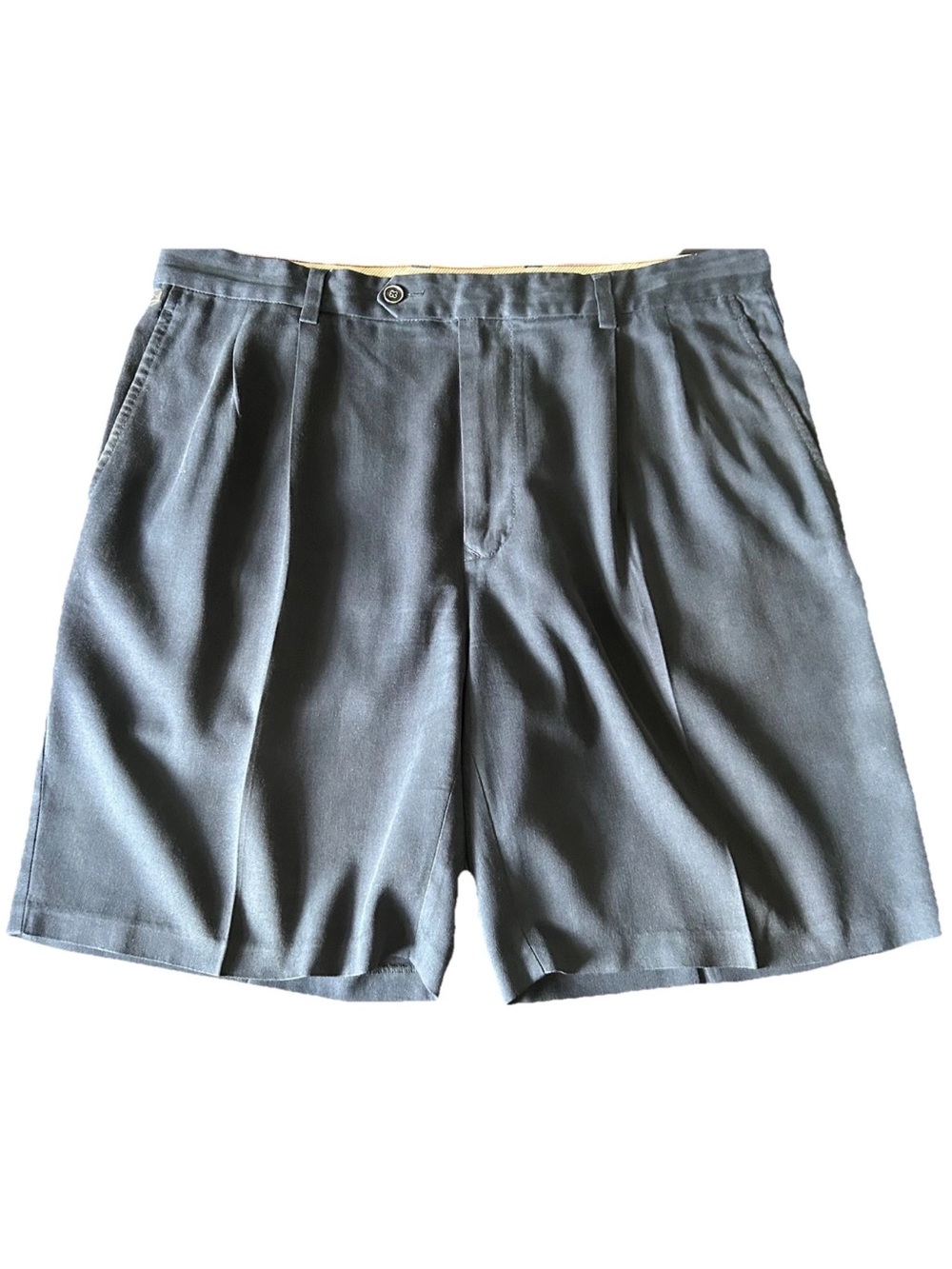 Tommy Bahama Men's Blue Silk Flat-Front Shorts